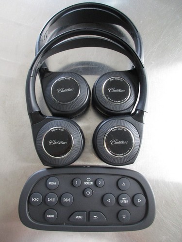 2015 16 17 2018 CADILLAC ESCALADE DVD REMOTE + DIGITAL AUDIO HEADPHONES OEM 🟠 - Bild 4 von 12