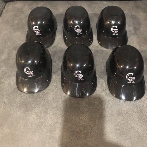 Colorado Rockies MLB Rawlings Mini Helado Snack Casco Lote de 6 MLB Licenciado - Imagen 1 de 3