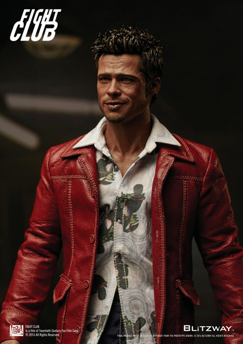 Blitzway fight club フィギュア　ファイトクラブ　1/6 Blitzway Fight Club Brad Pitt Fur Coat Ver 1/6 Action Figure
