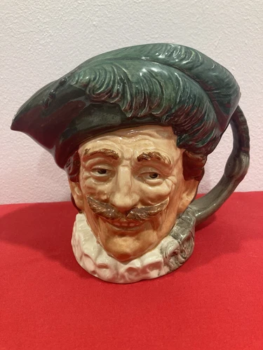 Vintage ROYAL DOULTON Made in England The Cavalier CHARACTER MUG JUG Large Size