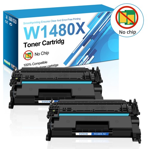2PK 148X W1480X Toner Cartridge for HP LaserJet Pro 4001n MFP 4101fdw~NO CHIP