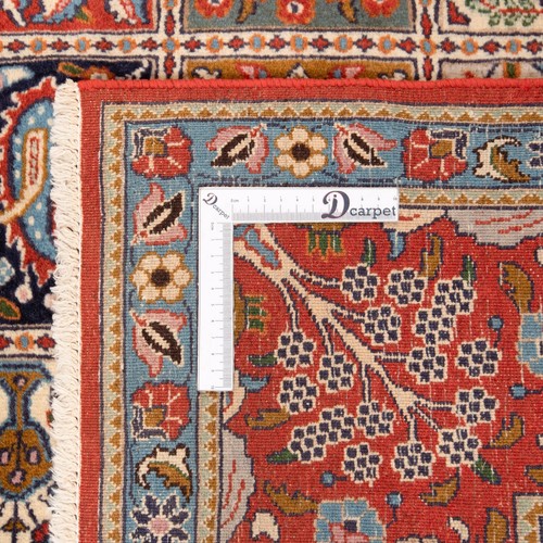 Moud Tissé à la Main Tapis de Perse 303 x 200 cm-Fine, Orient, Tapis, ,Rouge - Picture 14 of 14