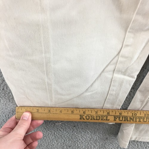 Dockers Trouser Pants Womens 12 Medium Beige Mid Rise Stretch Zip Fly Casual NEW - Picture 10 of 22