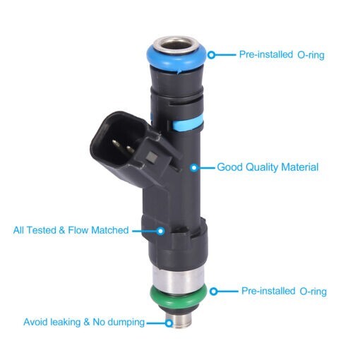 OEM NEW Bosch x8 HP Upgrade Fuel Injectors for 06-11 Mercury Grand Marquis 4.6L - Picture 4 of 13