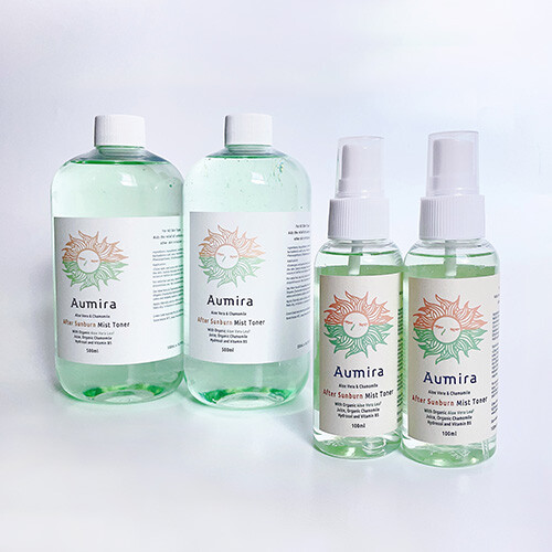 Organic Aloe Vera & Chamomile & Vitamin B5 After Sunburn Mist Toner, Made in Au - Picture 35 of 35