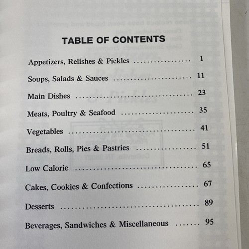 Heavenly Dishes Ring Bound Cookbook Union Baptist Church Sardis Mississippi 2003 - Picture 3 of 4