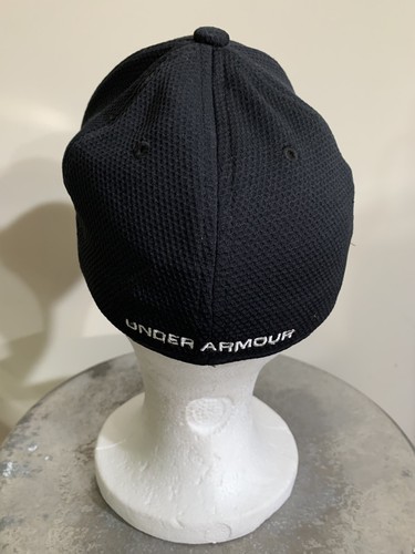 Under Armour Youth Fitted Hat Black Size S/M Embroidered Logo - Picture 3 of 4