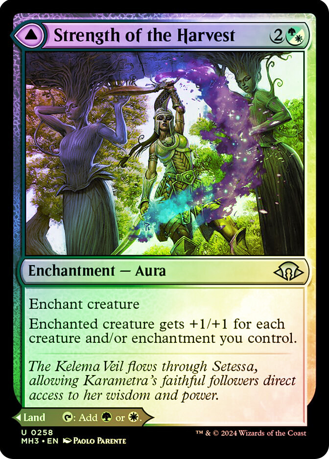 MTG FOIL Strength of the Harvest Haven of the Harvest