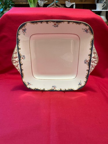 Wedgwood, CHARTLEY, Square Shaped Serving Plate or Cake Plate - Picture 1 of 3