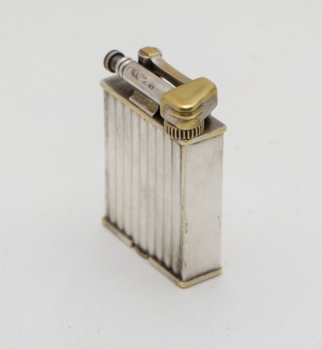 Encendedor de gasolina Parker Alfred Dunhill Paris Fab.Francaise ¡Raro! ¡Funciona bien! - Imagen 5 de 10