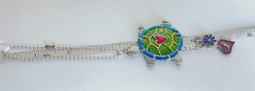 GANZ Color Car Charm TURTLE with 3 Dangle Charms - Picture 2 of 5