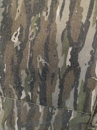 Vintage Realtree Camo Adjustable Waist Button Fly Double Knee Cargo Pants Sz 36 - Picture 16 of 16