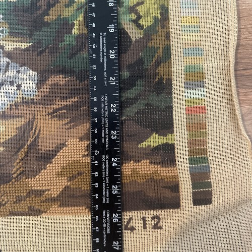 Margot Creations De Paris 20” X 26” Needlepoint Tapestry 2412 Partial - Picture 13 of 14