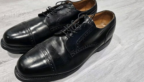Allen Edmonds  Black Cap-Toe Leather Oxford Size 12 - Picture 2 of 8