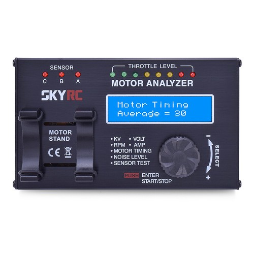 SKYRC Brushless Motor Analyzer LCD Motor Tester RPM KV Voltage Checker Motolyzer - Picture 15 of 19