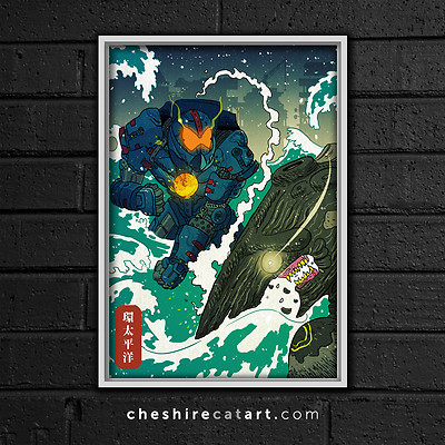 #ad Pacific Rim Print 13quot;x19quot; Signed $19.75