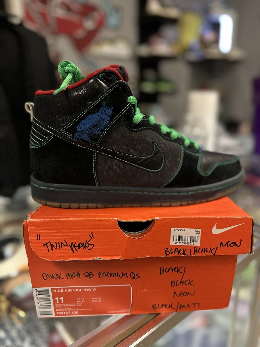 Nike SB Dunk High Twin Peaks Men's - 313171-006 - US