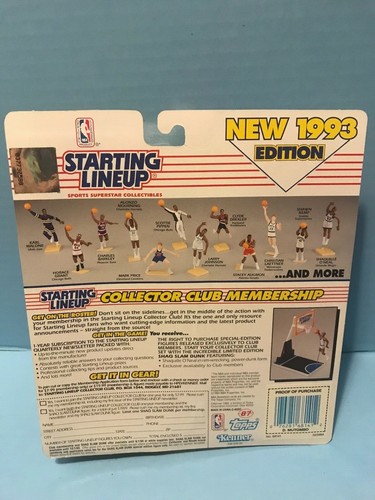 DIKEMBE MUTOMBO 1993 alineación inicial con 2 cartas DENVER NUGGETS - Imagen 2 de 2