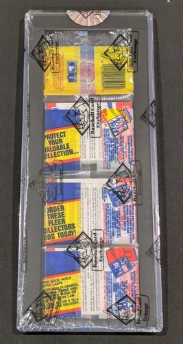 1989 Fleer Rack Pack Randy Johnson ROOKIE On TOP Error RC BBCE SEALED WRAPPED ! - Picture 4 of 5