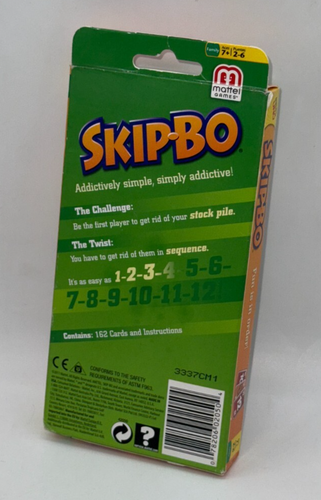 SKIP-BO Card Game - Mattel, 2011 - COMPLETE - AUSSIE STOCK - Picture 2 of 2