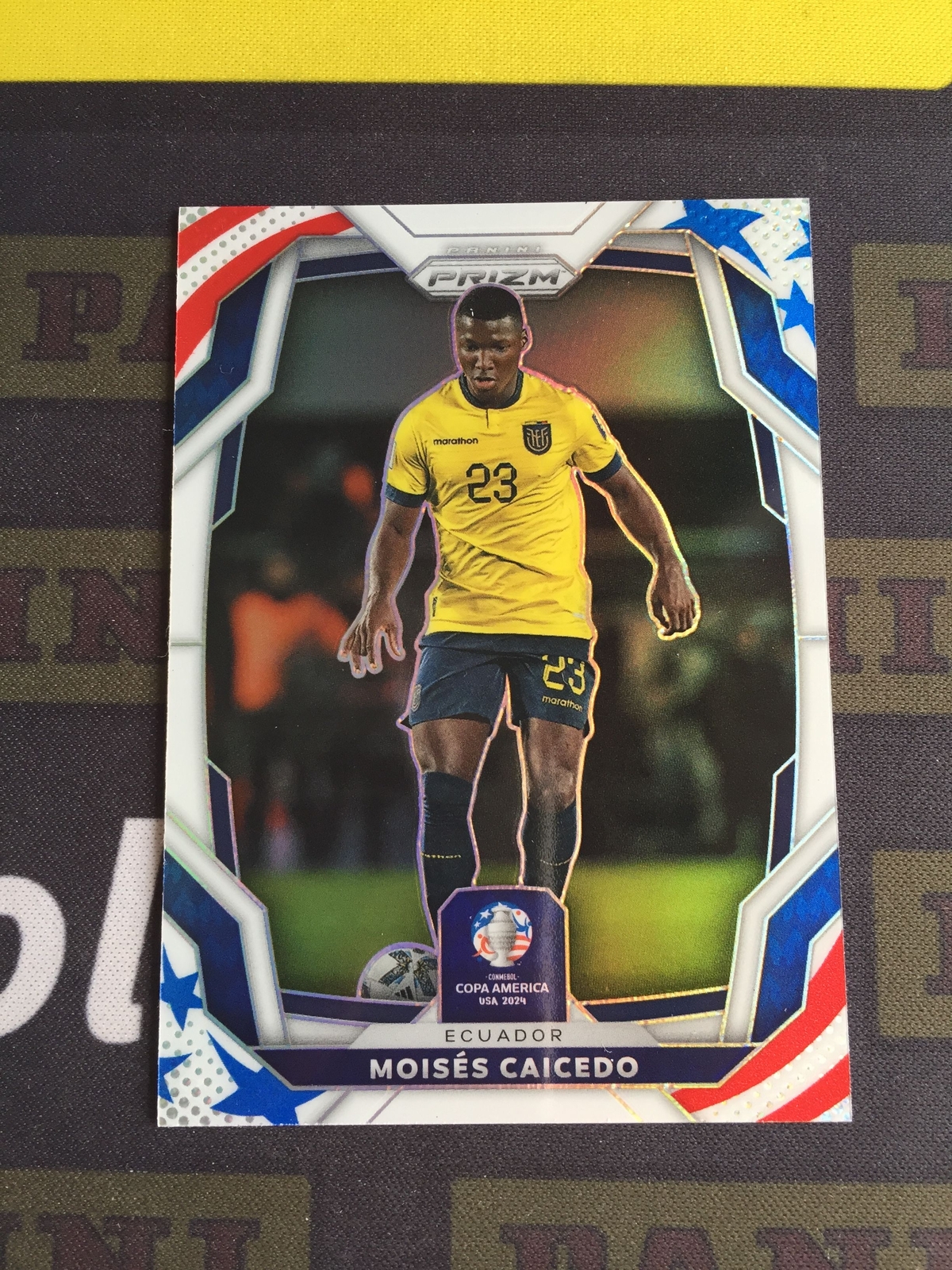 2024 Panini Prizm Copa Moises Caicedo Star And Stripes 22/24 Ecuador Chelsea