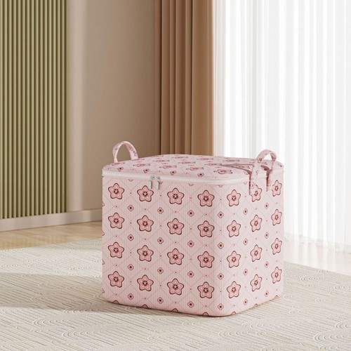 Foldable Clothes Storage Bins With Handle Moving Storage Quilt Bag for Home - Picture 7 of 12