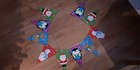 Christmas Cardboard Bunting Banner Festive Garland Ornament Christmas Party-1.2M