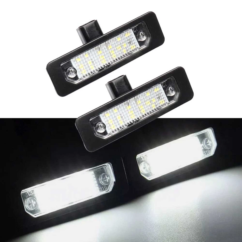2x For Ford Fusion Focus Mustang Flex Taurus SE LED License Plate Light Tag Lamp Foto 2 de 4