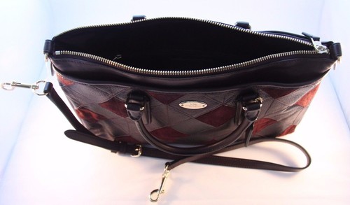 Authentic Coach Patchwork Leather Morgan Satchel #33398 NWT  MSRP $595.00 - Picture 2 of 3