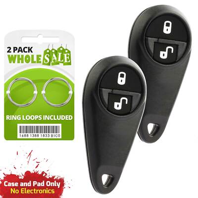 2 Replacement For 2005 2006 2007 2008 Subaru Forester Key Fob Shell Case
