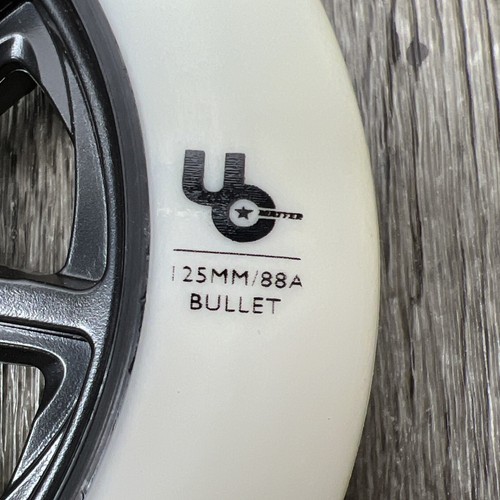 Undercover Team Blank Wheel White 125mm Hardness 88a ”Bullet” - Picture 2 of 3