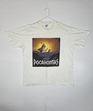 Vintage 90s Walt Disney Pocahontas Promo Single Stitch T-Shirt Size XL USA 1990s