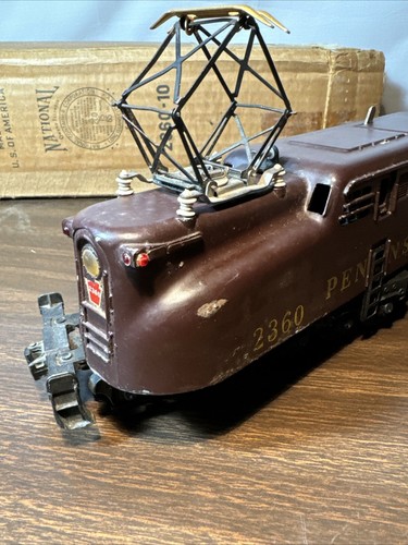 MOTOR LIONEL 2360 CALIBRE O GG1 PENNSYLVAINIA ROJO TOSCANO FRANJA ÚNICA Caja Funciona - Imagen 16 de 21