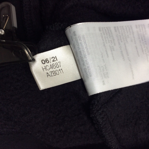 Sudadera con Capucha Adidas Para Hombre XL Negra AZB011 Hombro 3 Rayas Cremallera Completa - Imagen 8 de 8