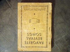 Favorite Revival Hymns Songs Stamps-Baxter Music  Printing 1937