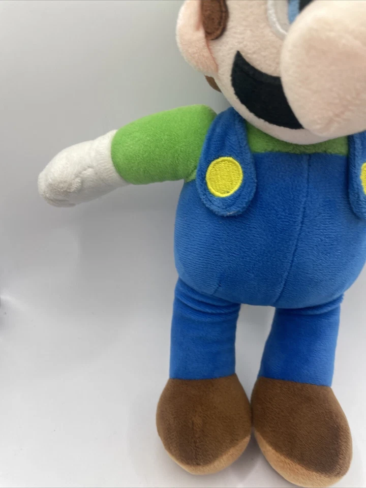 Muñecas de peluche Super Mario Brothers Luigi juguete de peluche 12" Nintendo 2023 Foto 3 de 4