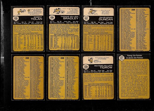 1973 OPC 73 O PEE CHEE MLB BASEBALL CARD ERROR & VARIATION 265-396 SEE LIST - Picture 137 of 249
