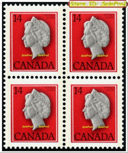 CANADA 1978 CANADIAN QUEEN ELIZABETH FV FACE 56 CENT MNH RARE MINT STAMP BLOCK - Picture 1 of 2