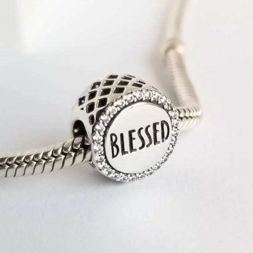 Pandora Blessed Silver Authentic Charm, New in a gift box - Picture 2 of 5