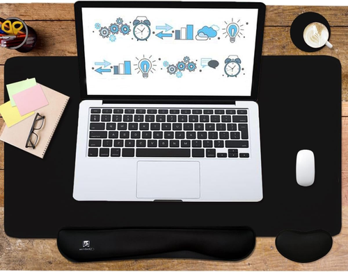 4-In-1 Large Gaming Mouse Pad, Keyboard Wrist Rest Pad & Wrist Support Mousepad - Picture 6 of 7