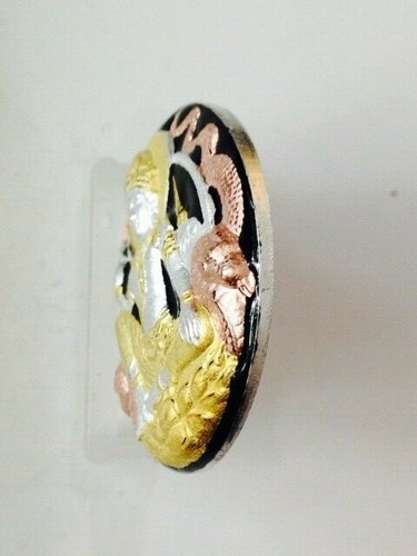 Real!JATUKAM RAMATHEP NAGA GOD LP OLD Thai Amulet Buddha Powerful Pendant COIN - Picture 4 of 12