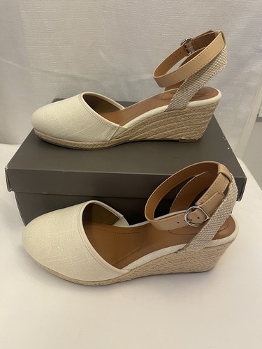 Style & Co Women’s Mailena Canvas Wedge Espadrille Sandals Size 9W - Bild 1 von 7