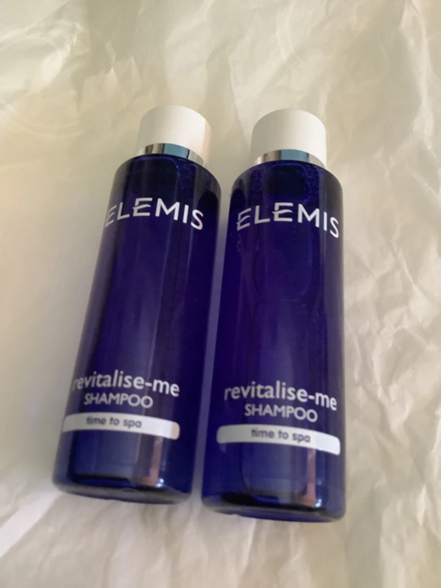 Elemis revitalise me shampoo 50ml x2 new travel size set