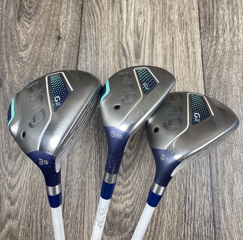Ping G Le Fairway Wood Hybrid Set 3W,5W,5H ULT 230 Ladies Flex Graphite Shaft RH