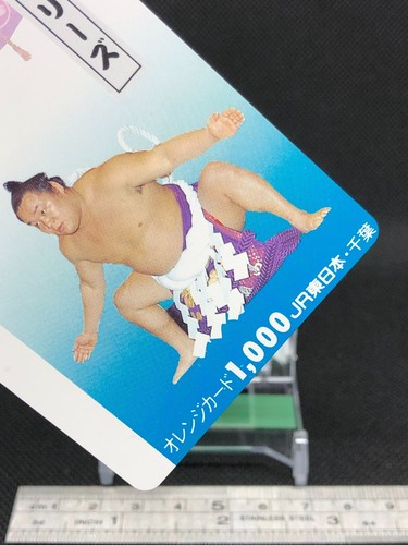 Tamanoumi Yokozuna series used Orange Card Prepaid transportation Card Japan - Picture 5 of 9