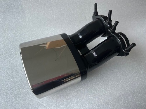 Tubo De Escape Ovalado Cromado Para VW New Beetle 2001 - 2011 - Imagen 13 de 14