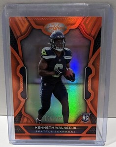 2022 Certified Orange Kenneth Walker III #108  /149 RC Seahawks!