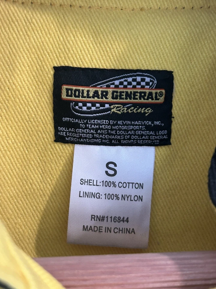Chaqueta rara Dollar General NASCAR #77 pequeña Foto 4 de 4