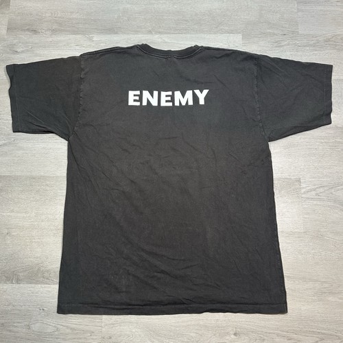 Camiseta de colección del presidente George Bush O estás con nosotros o estás con el enemigo”