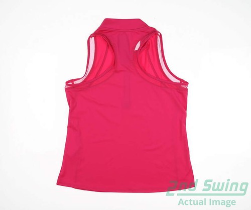 Neu Lucky In Love ärmelloses Damen-Polo Medium M pink UVP 75 $ - Bild 2 von 3